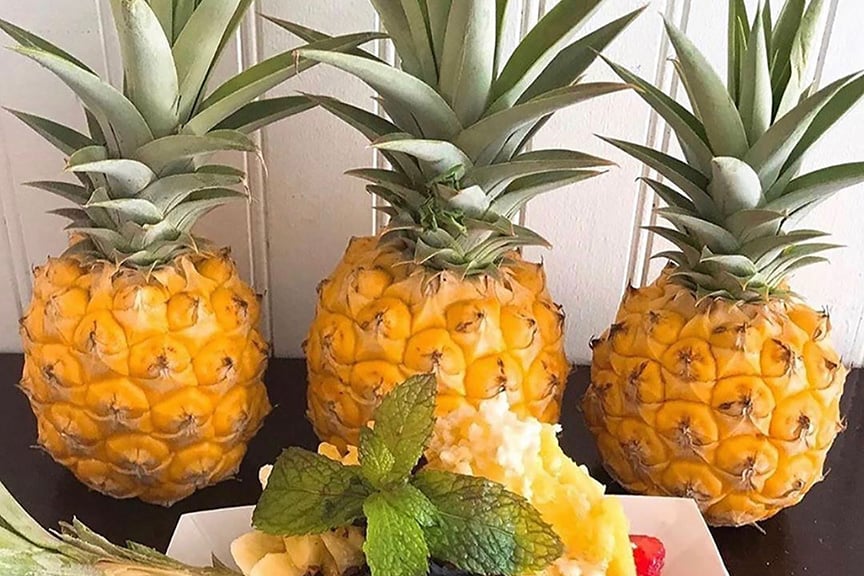 pineapple and fruit