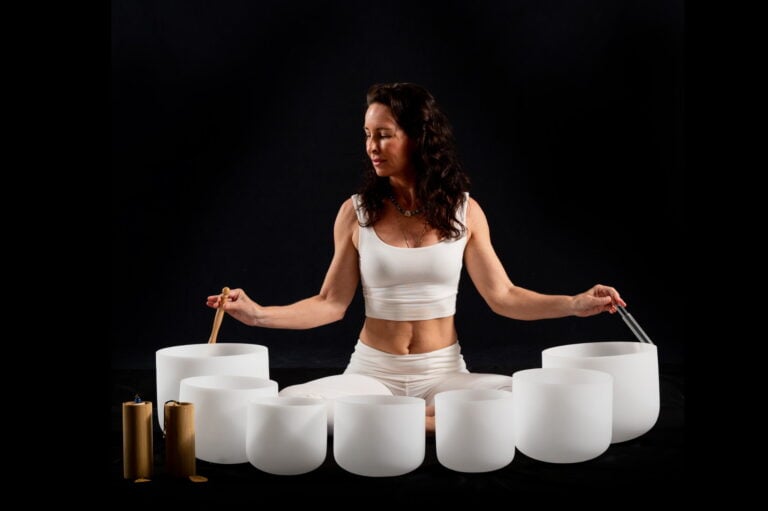 fall equinox ceremony full moon new moon sound bath meditation sound healing crystal bowls breath work yoga Taya Raine