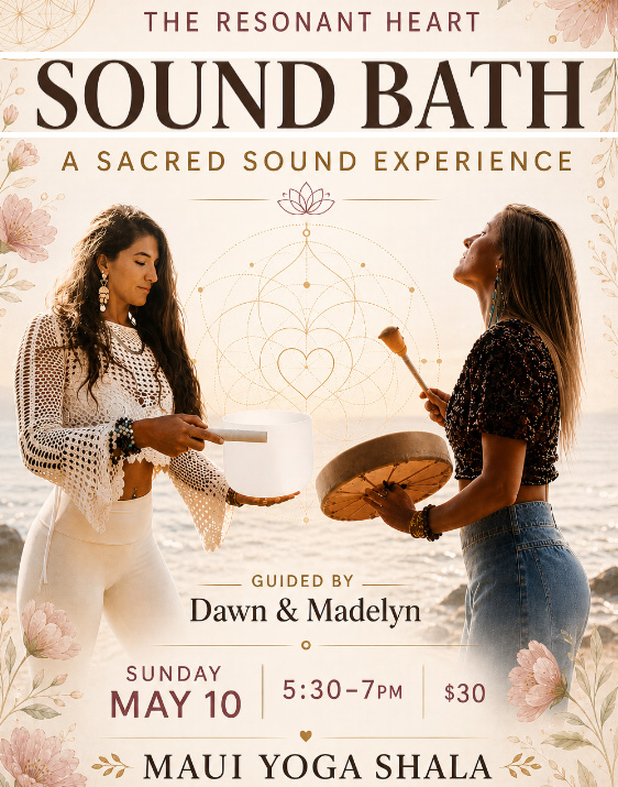 full moon new moon sound bath healing Mother's Day event dawn Madelyn crystal bowls mantra medicine spiritual conscious event