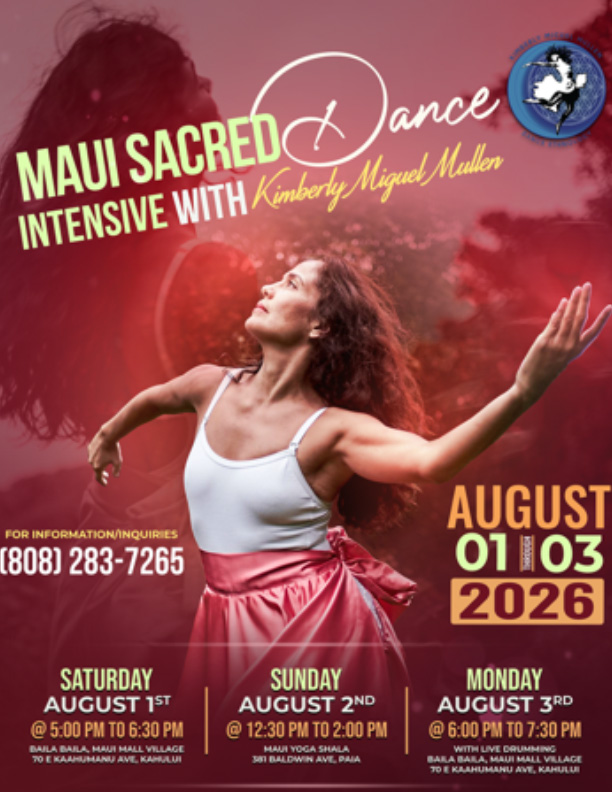 Kimberly Miguel Mullen dance maui African cuban dance drumming